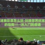 支付宝如何投注世界杯-支付宝在世界杯赛场外的数字投注指南