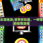 世界杯彩票推测-世界杯彩票，一种琢磨不定的智慧游戏