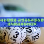 买世界杯彩票香港-买世界杯彩票在香港，机遇与挑战并存的狂欢