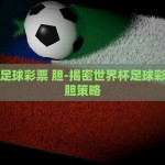 足球彩票世界杯开奖-足彩世界杯，揭秘赛事大热的背后与投注秘籍