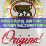 体育彩票世界杯淘汰赛-体育彩票的激情旅程，解锁世界杯淘汰赛的神秘数字