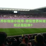 微信世界杯赌球小程序-微信世界杯赌球，游戏还是陷阱？