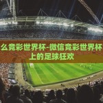 微信怎么竞彩世界杯-微信竞彩世界杯，指尖上的足球狂欢