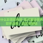 世界杯什么彩票软件好-探讨最佳世界杯彩票软件选择，洞见与解码