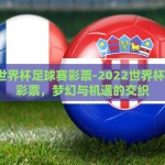 2022世界杯足球赛彩票-2022世界杯足球赛彩票，梦幻与机遇的交织