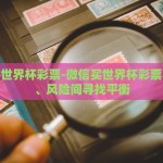 微信天天中彩票世界杯-微信天天中彩票与世界杯，一场融合幸运与激情的奇妙之旅