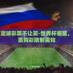 世界杯足球彩票不让买-世界杯临至，足球彩票购彩限制需知