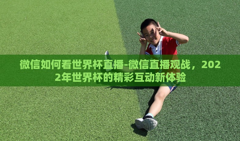 微信如何看世界杯直播-微信直播观战,2022年世界杯的精彩互动新体验 微信如何看世界杯直播-微信直播观战,2022年世界杯的精彩互动新体验
