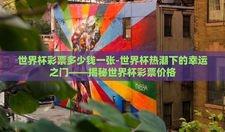 世界杯彩票多少钱一张-世界杯热潮下的幸运之门——揭秘世界杯彩票价格