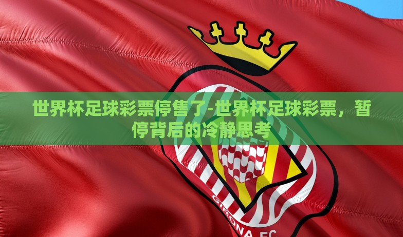 世界杯足球彩票停售了-世界杯足球彩票，暂停背后的冷静思考