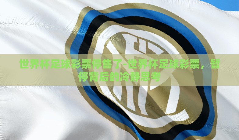 世界杯足球彩票停售了-世界杯足球彩票，暂停背后的冷静思考