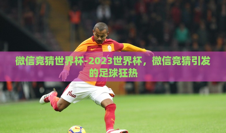 微信竞猜世界杯-2023世界杯，微信竞猜引发的足球狂热