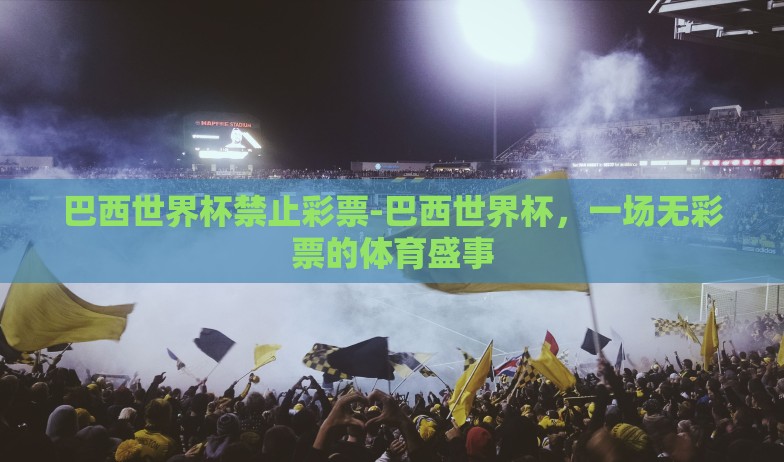 巴西世界杯禁止彩票-巴西世界杯，一场无彩票的体育盛事
