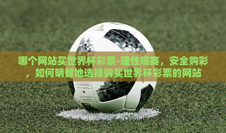 哪个网站买世界杯彩票-理性观赛，安全购彩，如何明智地选择购买世界杯彩票的网站