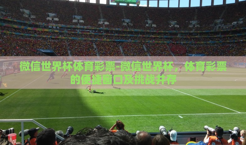 微信世界杯体育彩票-微信世界杯，体育彩票的便捷窗口及挑战并存