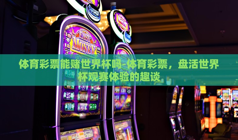 体育彩票能赌世界杯吗-体育彩票，盘活世界杯观赛体验的趣谈