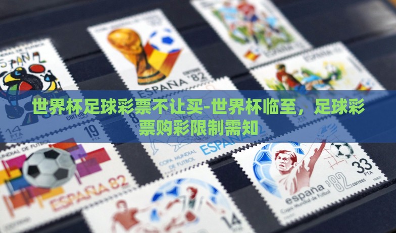世界杯足球彩票不让买-世界杯临至，足球彩票购彩限制需知