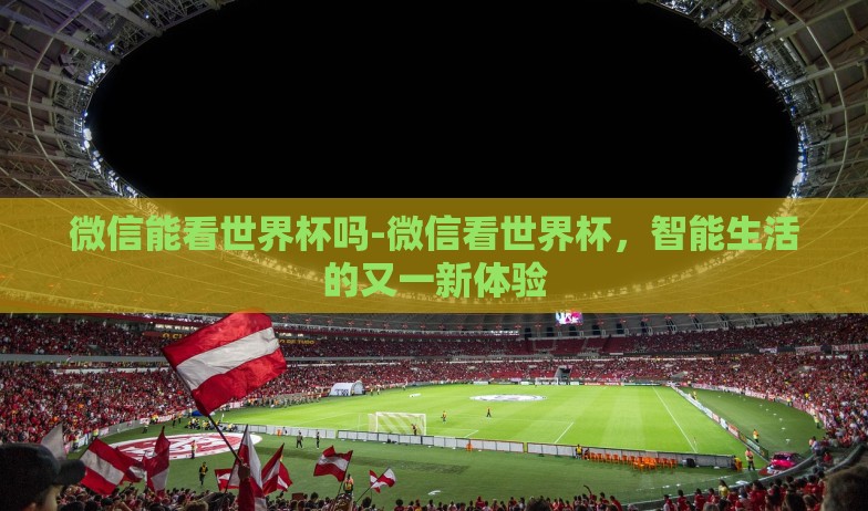 微信能看世界杯吗-微信看世界杯，智能生活的又一新体验