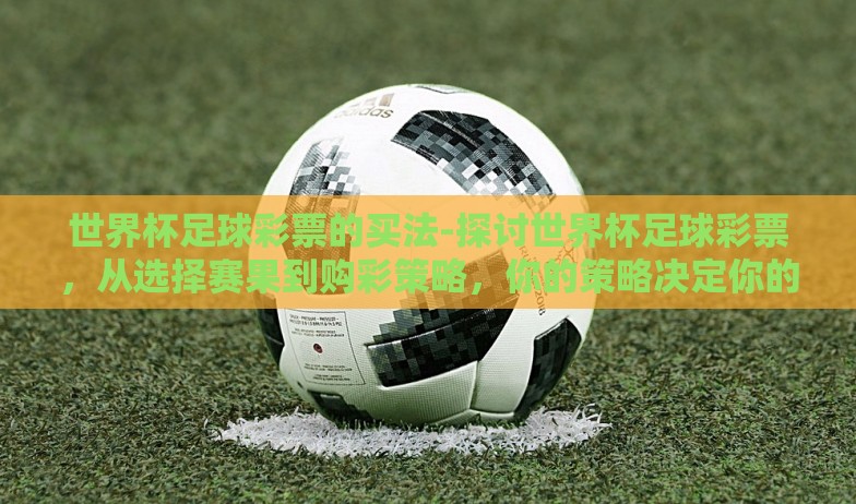 世界杯足球彩票的买法-探讨世界杯足球彩票，从选择赛果到购彩策略，你的策略决定你的收获