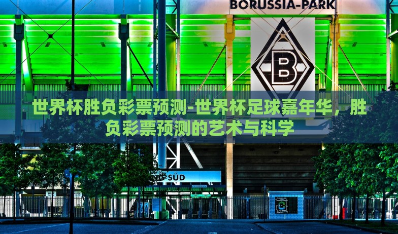 世界杯胜负彩票预测-世界杯足球嘉年华，胜负彩票预测的艺术与科学