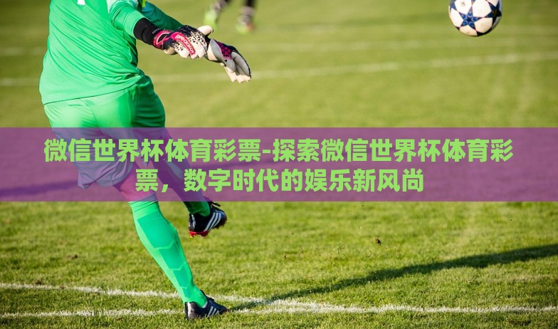 微信世界杯体育彩票-探索微信世界杯体育彩票，数字时代的娱乐新风尚