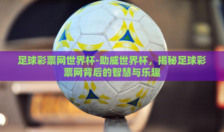 足球彩票网世界杯-助威世界杯，揭秘足球彩票网背后的智慧与乐趣