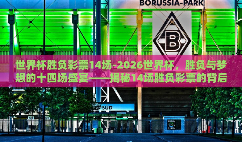 世界杯胜负彩票14场-2026世界杯，胜负与梦想的十四场盛宴——揭秘14场胜负彩票的背后故事