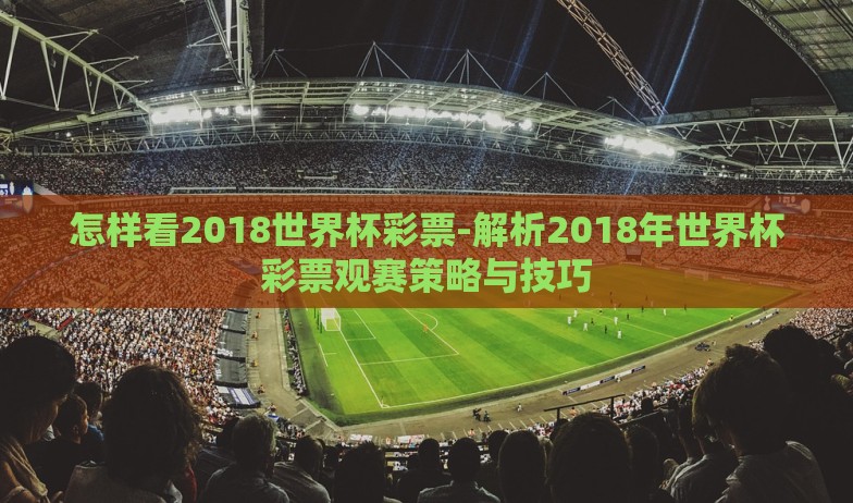 怎样看2018世界杯彩票-解析2018年世界杯彩票观赛策略与技巧
